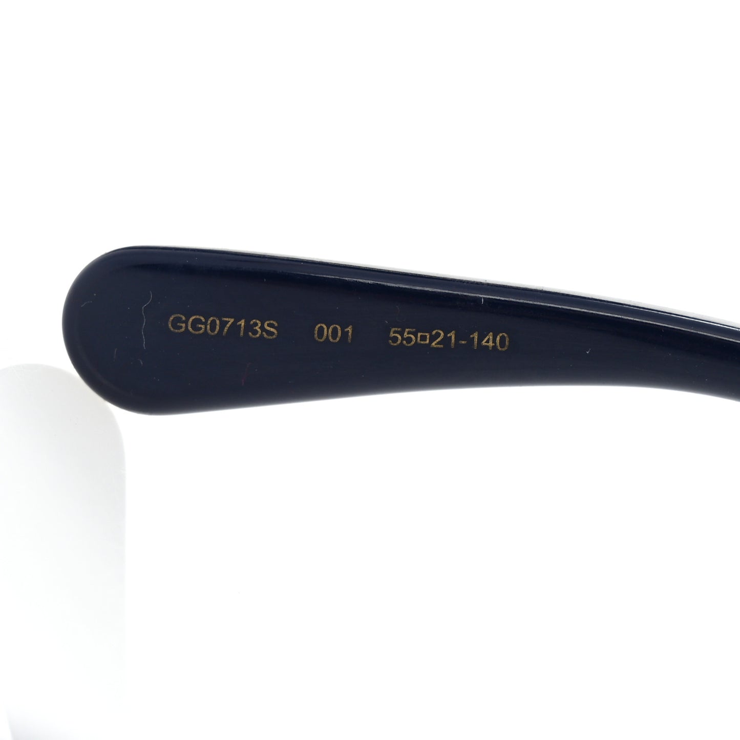 Acetate Square GG Web Sunglasses GG0713S Black