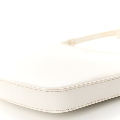 Celine Shiny Calfskin Medium Croque Bag Artic White 9 of 9