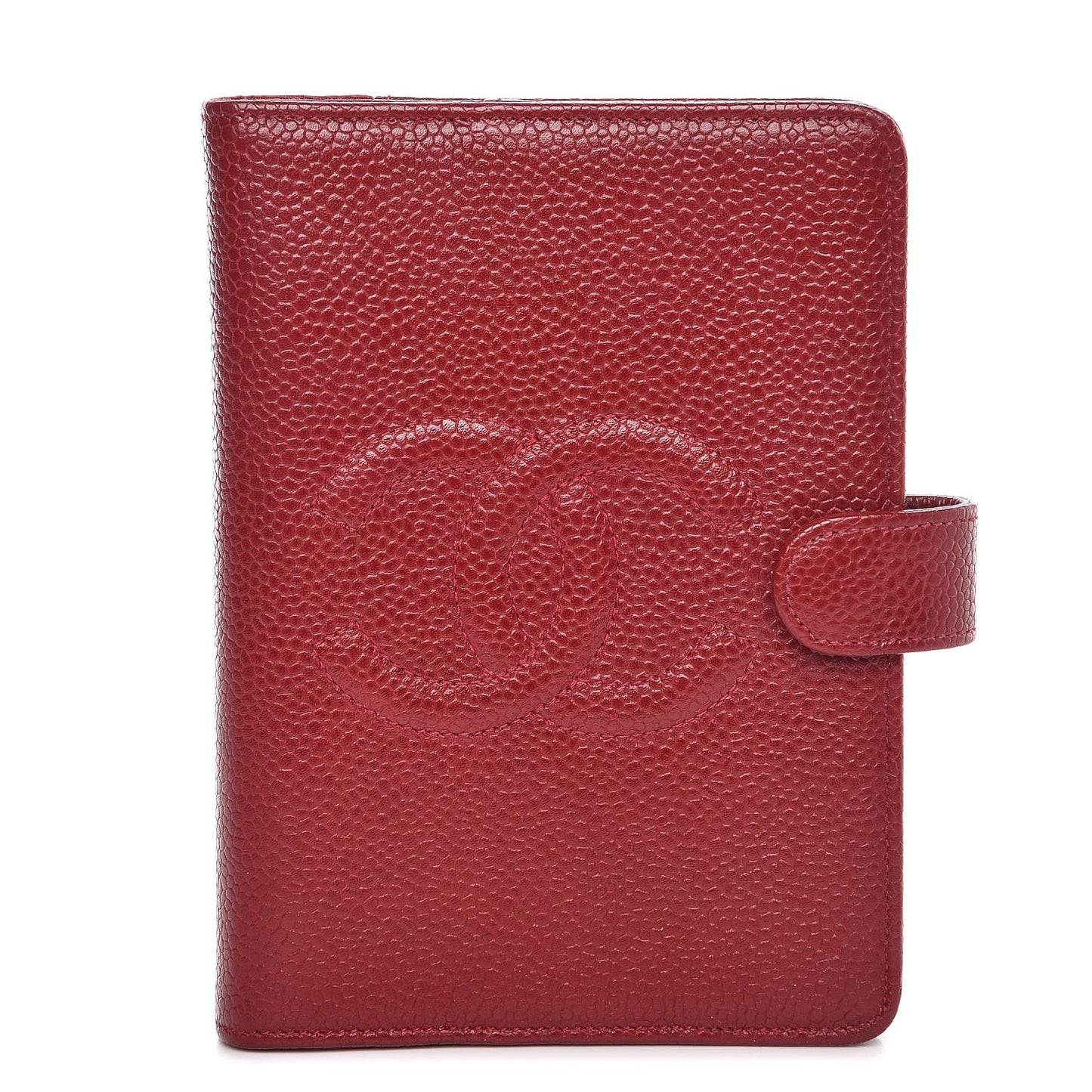 Caviar CC Small Ring Agenda Planner Red
