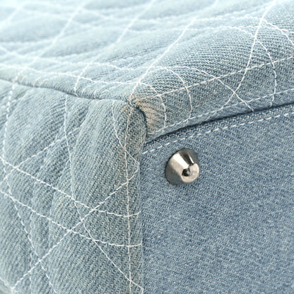 Christian Dior Denim Cannage Large Lady Dior Light Blue 14 of 19