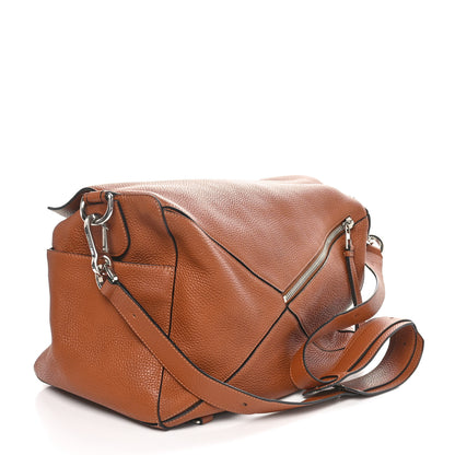 Loewe Calfskin Large Puzzle Bag Tan 2 of 9