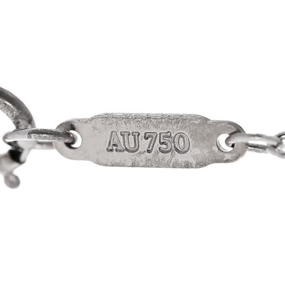 Tiffany 18K White Gold Diamond Atlas Bar Pierced Bracelet 4 of 5