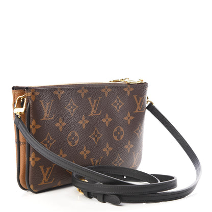 Louis Vuitton Reverse Monogram Giant Double Zip Pochette 2 of 9