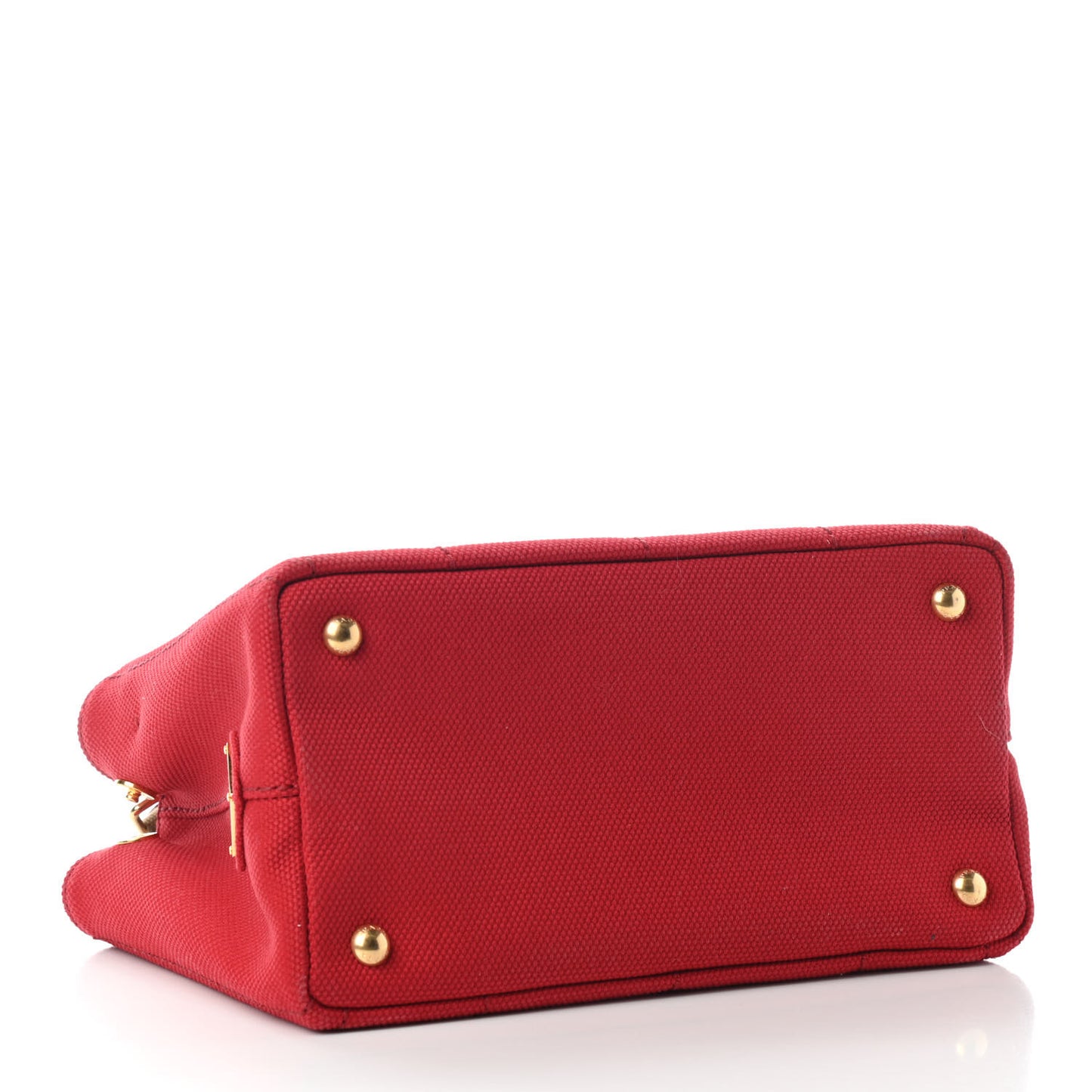 Canapa Small Logo Tote Rosso Talco