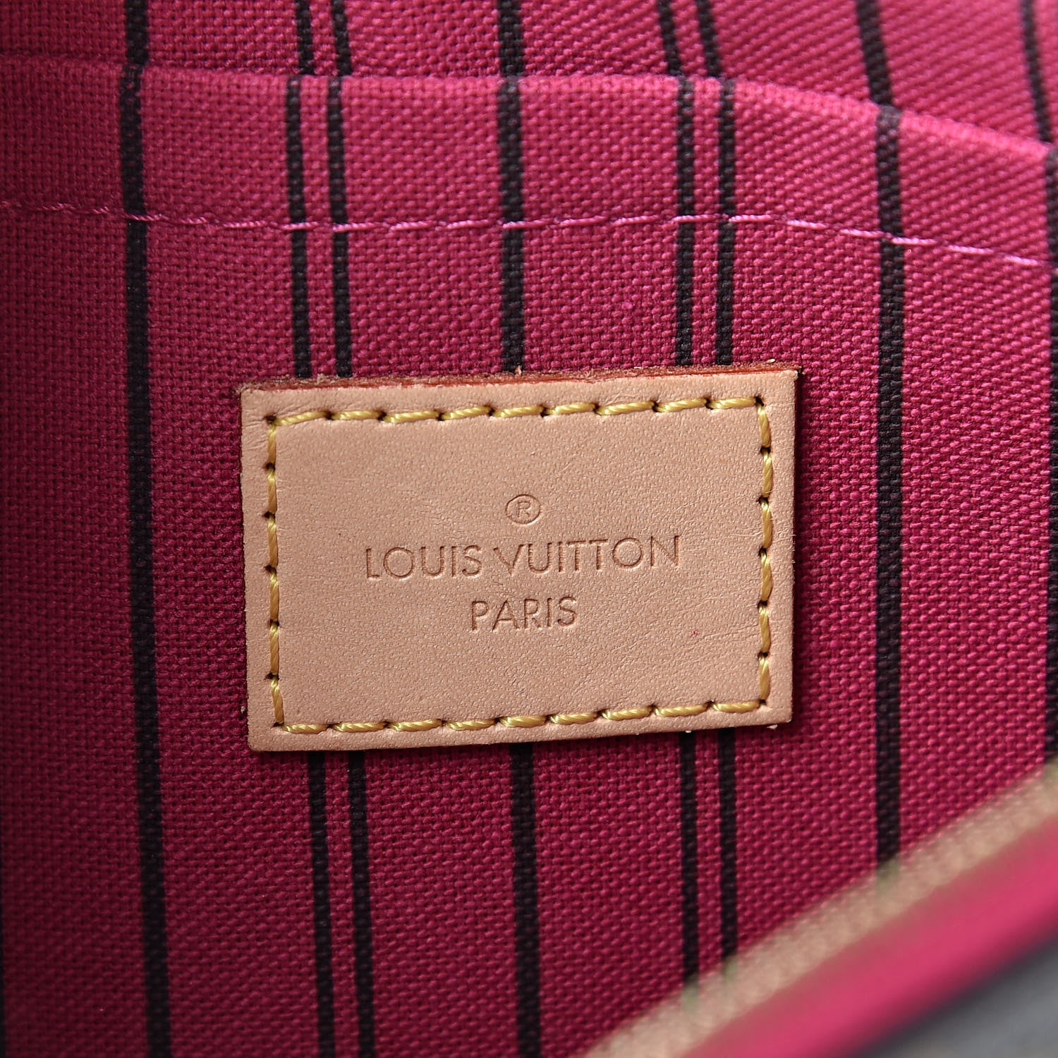 Louis Vuitton Monogram Neverfull MM GM Pochette Pivoine 6 of 11