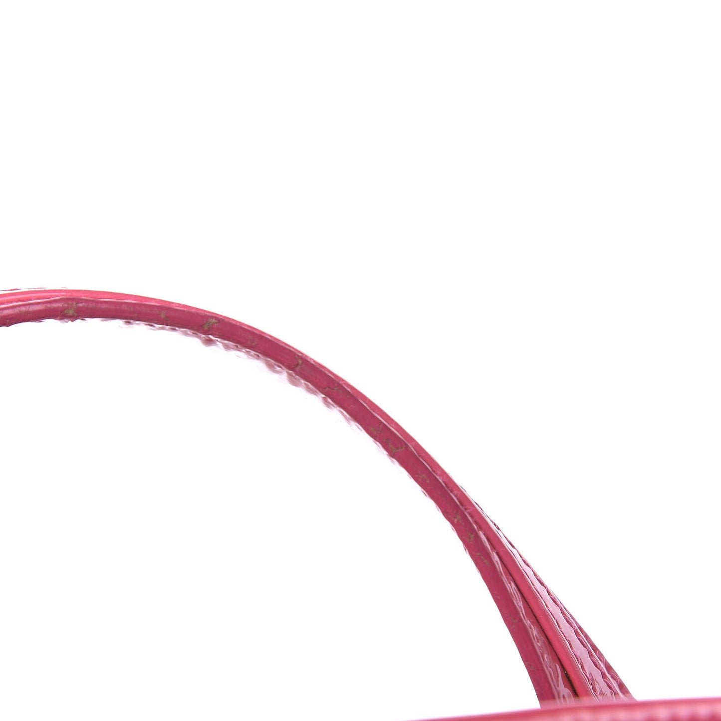Patent Cannage Dior Soft Vertical Shopping Tote Pink