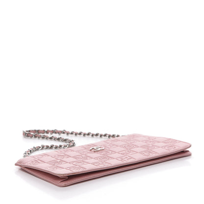 Chanel Lambskin Precious Symbols Pochette Pink 3 of 14
