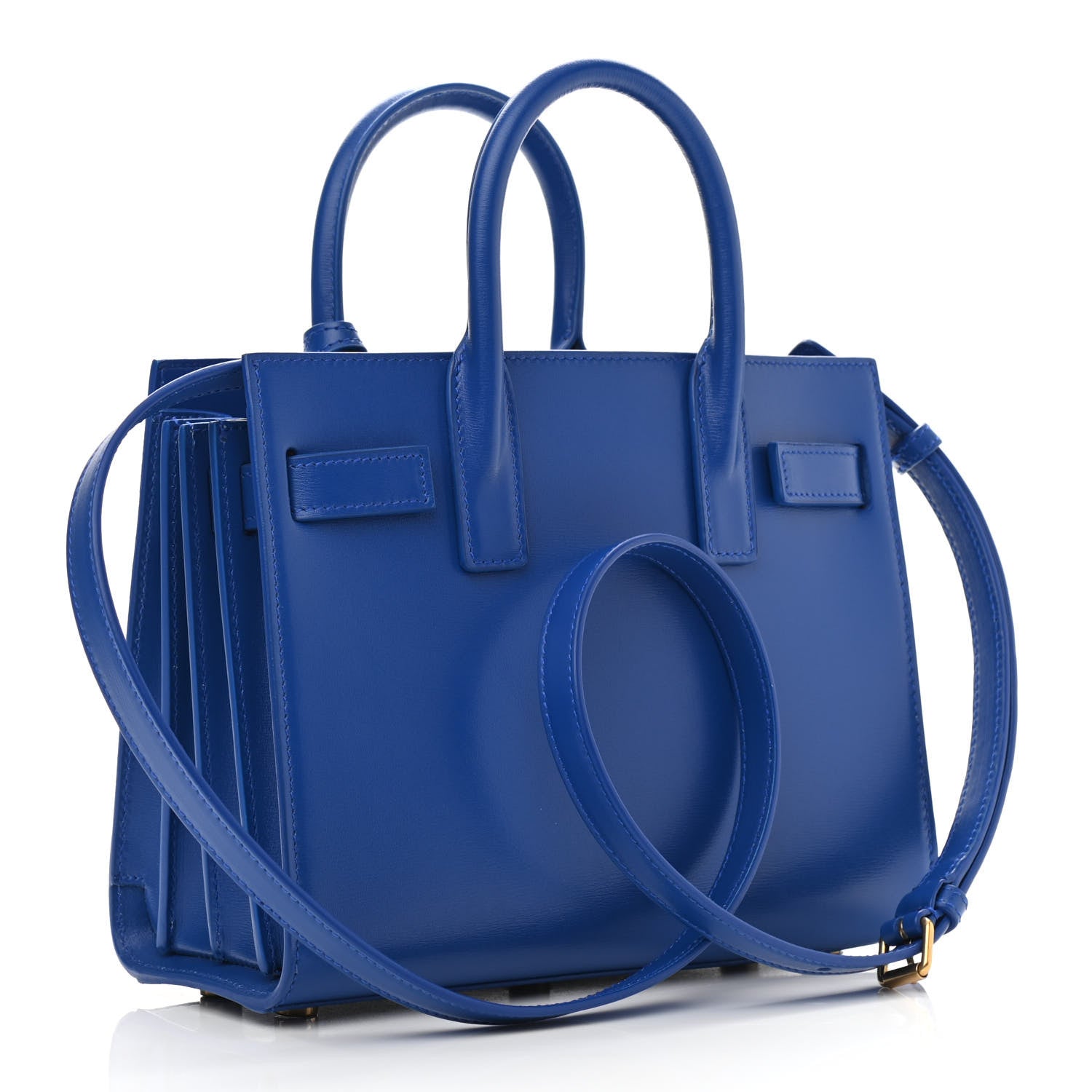 Saint Laurent Calfskin Nano Sac De Jour Royal Blue 2 of 9