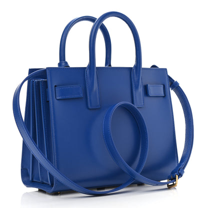 Saint Laurent Calfskin Nano Sac De Jour Royal Blue 2 of 9