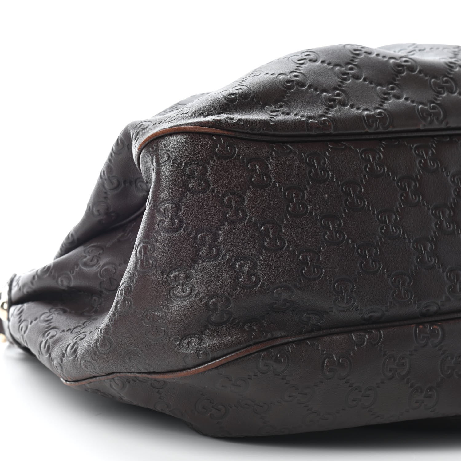 Gucci Guccissima Medium Sukey Hobo Dark Brown 7 of 8