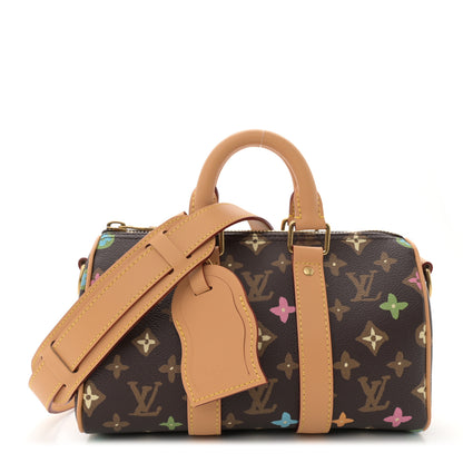 Louis Vuitton Monogram Craggy Keepall Bandouliere 25 Chocolate 1 of 9