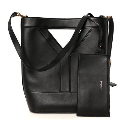 Saint Laurent Smooth Calfskin Y Small Bucket Bag Black 3 of 14