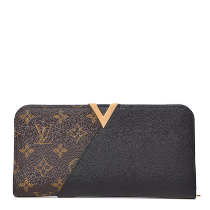 Louis Vuitton Monogram Monogram Kimono Wallet Black 1 of 7
