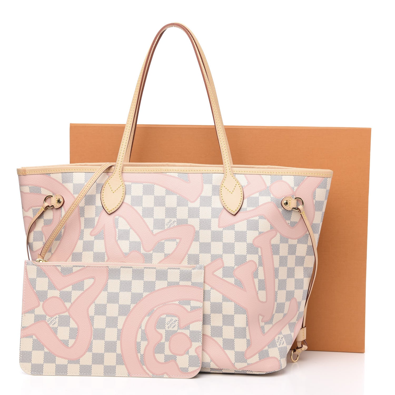Louis Vuitton Damier Azur Tahitienne Neverfull MM 11 of 11