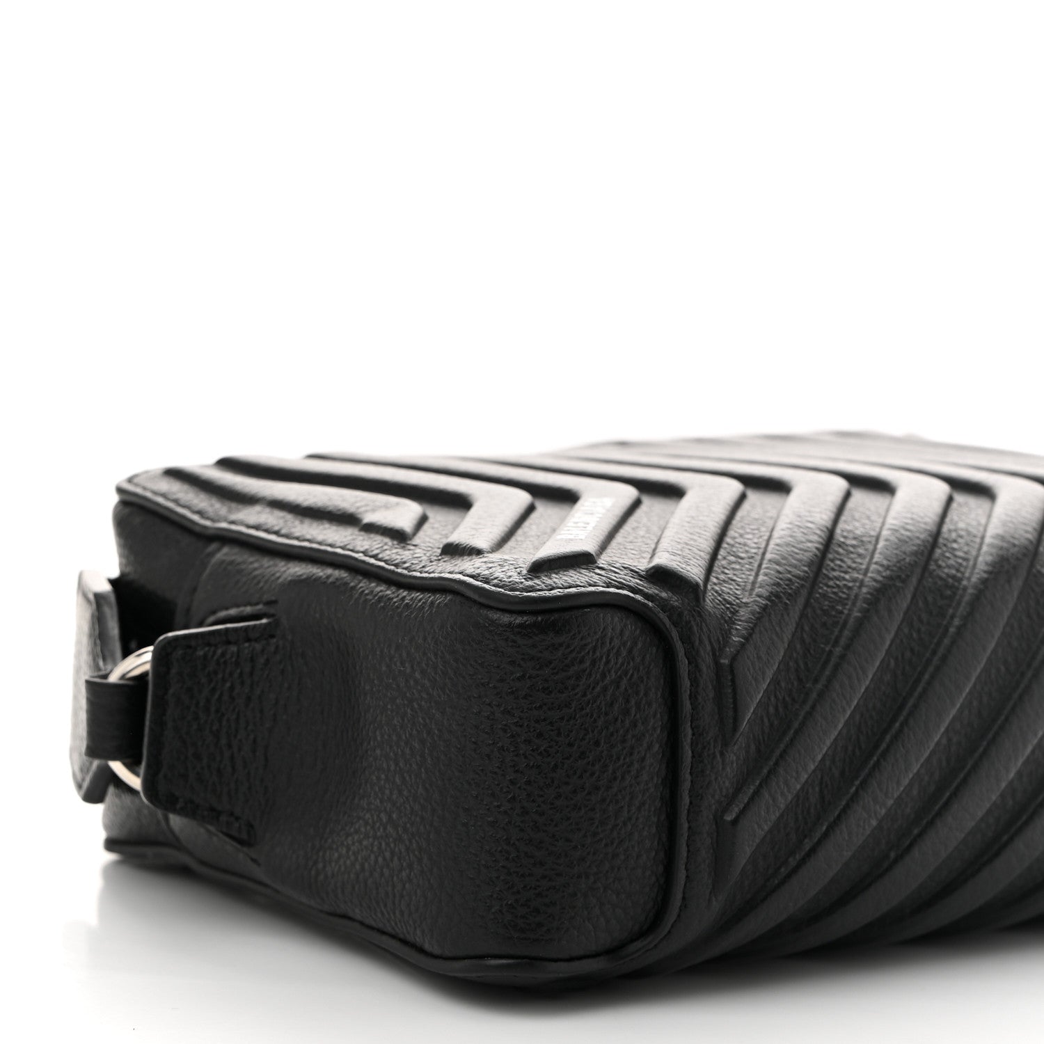 Balenciaga Grained Calfskin Embossed Car Camera Bag Black 9 of 10