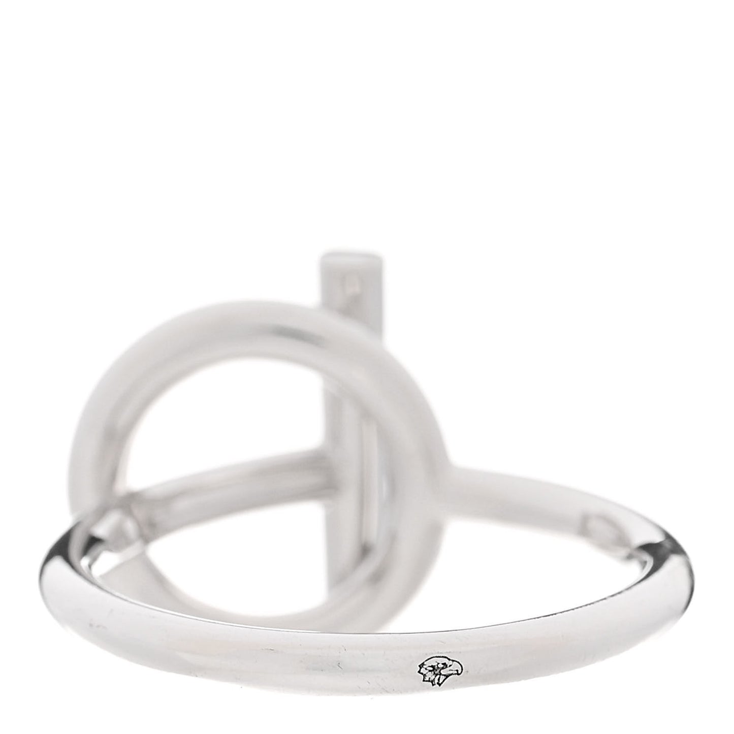 18K White Gold Diamond PM Echappee Ring 52 6