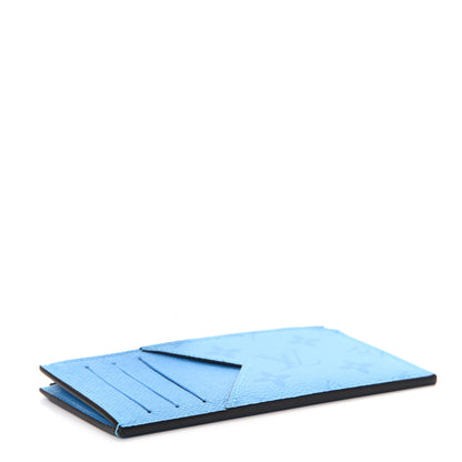 Louis Vuitton Taigarama Coin Card Holder Blue Lagoon 3 of 6