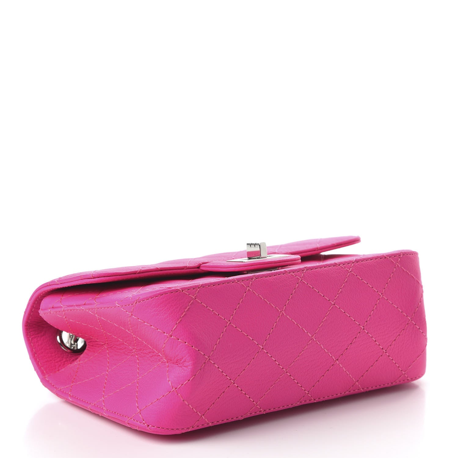 Chanel Goatskin Quilted 2.55 Reissue Mini Flap Fluorescent Pink 4 of 11