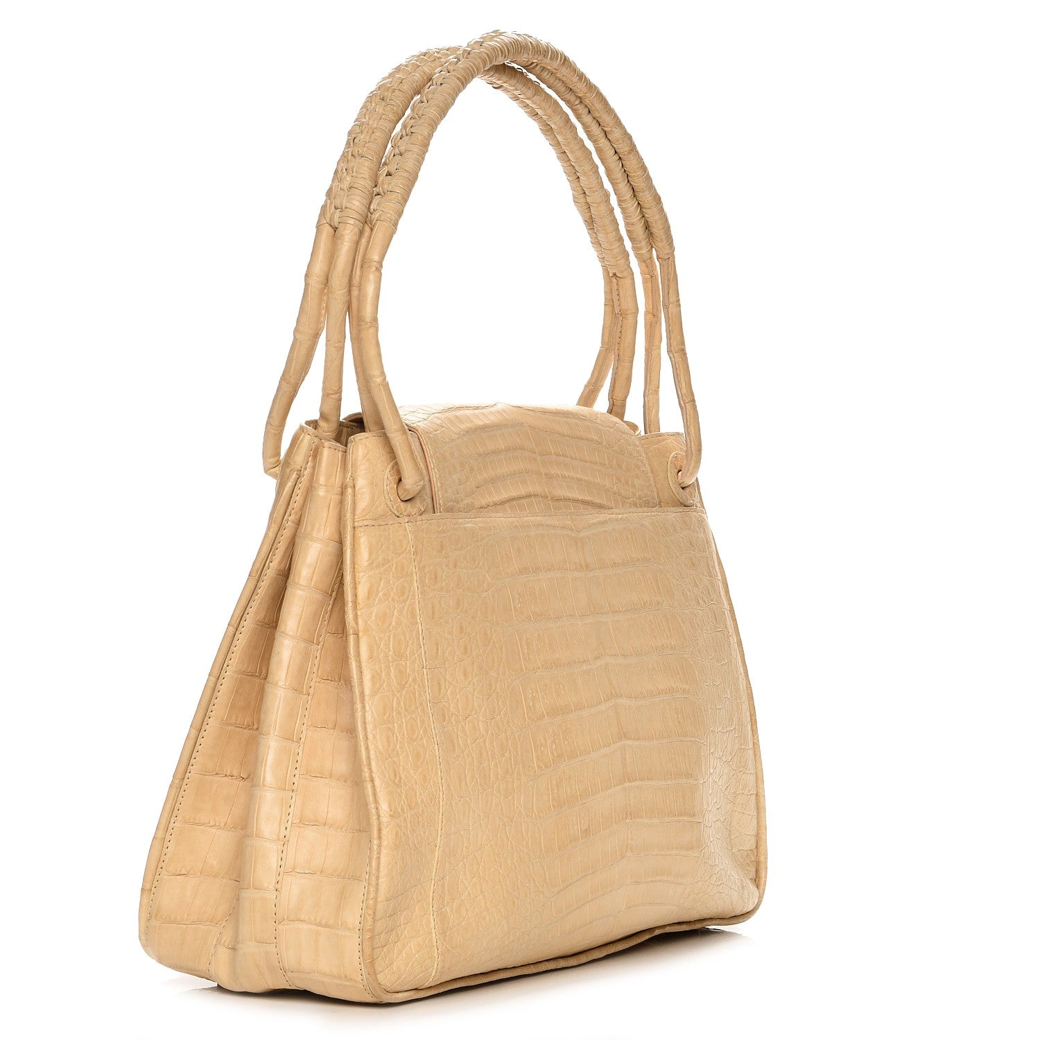 Nancy Gonzalez Crocodile Tote Beige 4 of 9