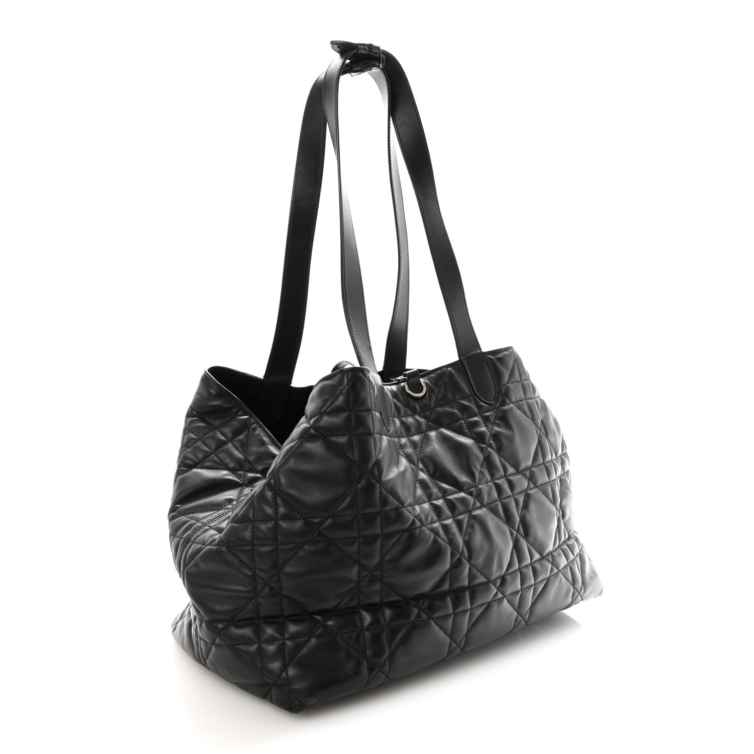 Christian Dior Calfskin Macrocannage Large Toujours Black 4 of 10