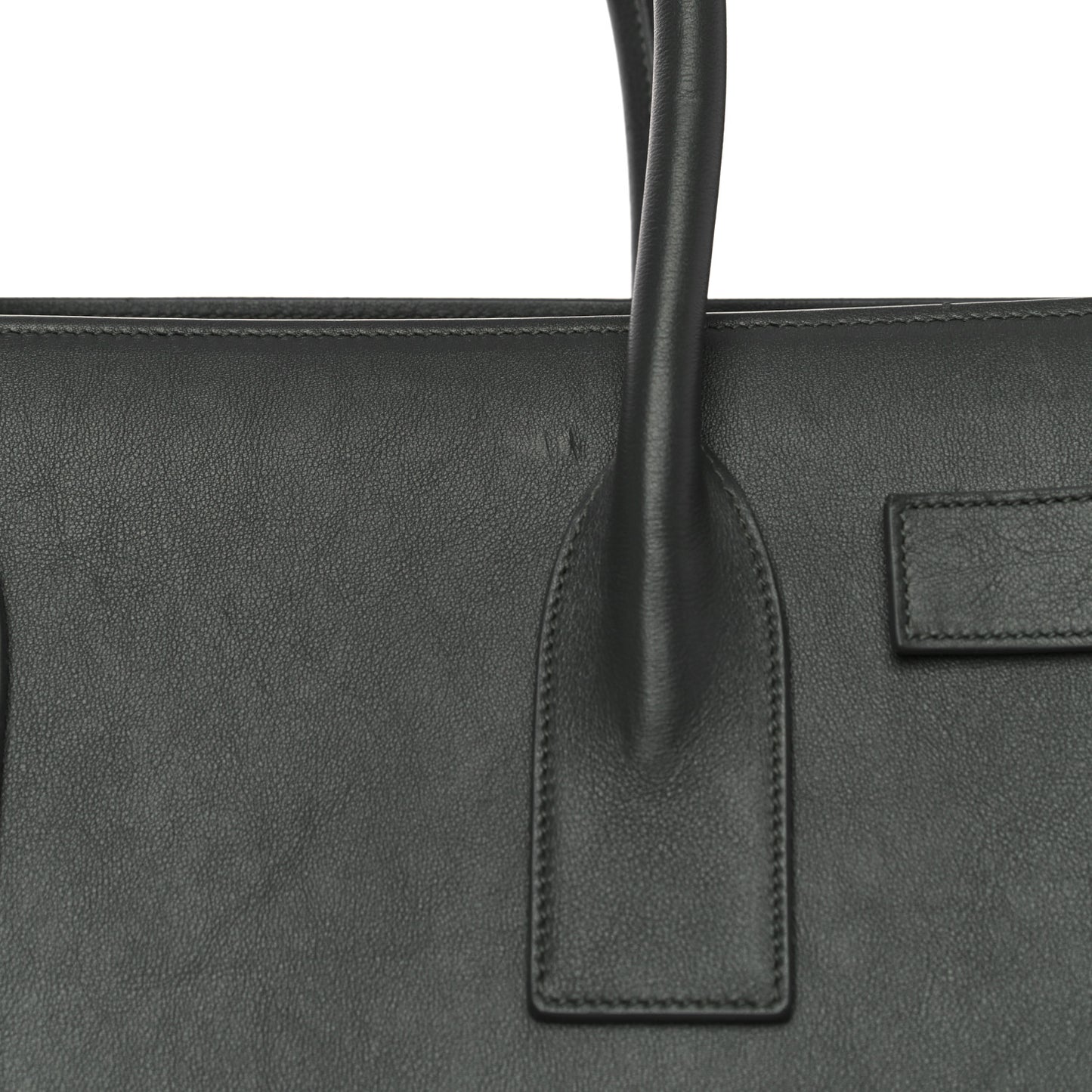 Calfskin Large Sac De Jour Carryall Fog