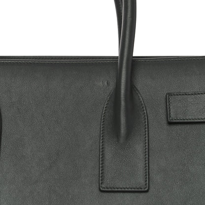 Saint Laurent Calfskin Large Sac De Jour Carryall Fog 12 of 14