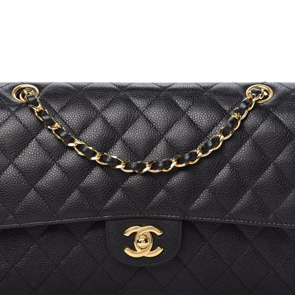 Chanel Caviar Quilted Medium Double Flap Black 9 of 9