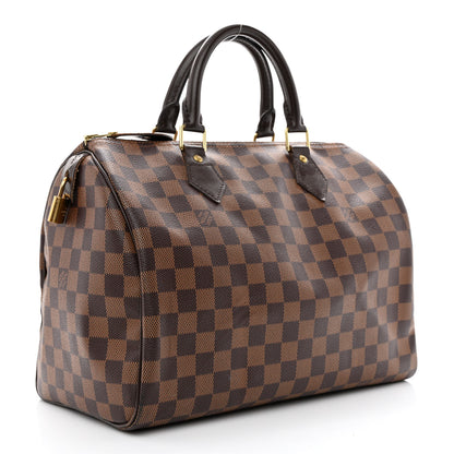 Louis Vuitton Damier Ebene Speedy 30 3 of 12