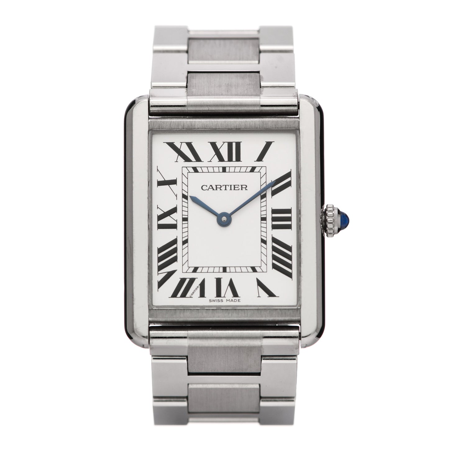 Stainless Steel 27mm Tank Solo Quartz Watch