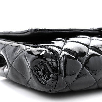 Chanel Patent Quilted Clutch with Chain Flap Black 9 of 10