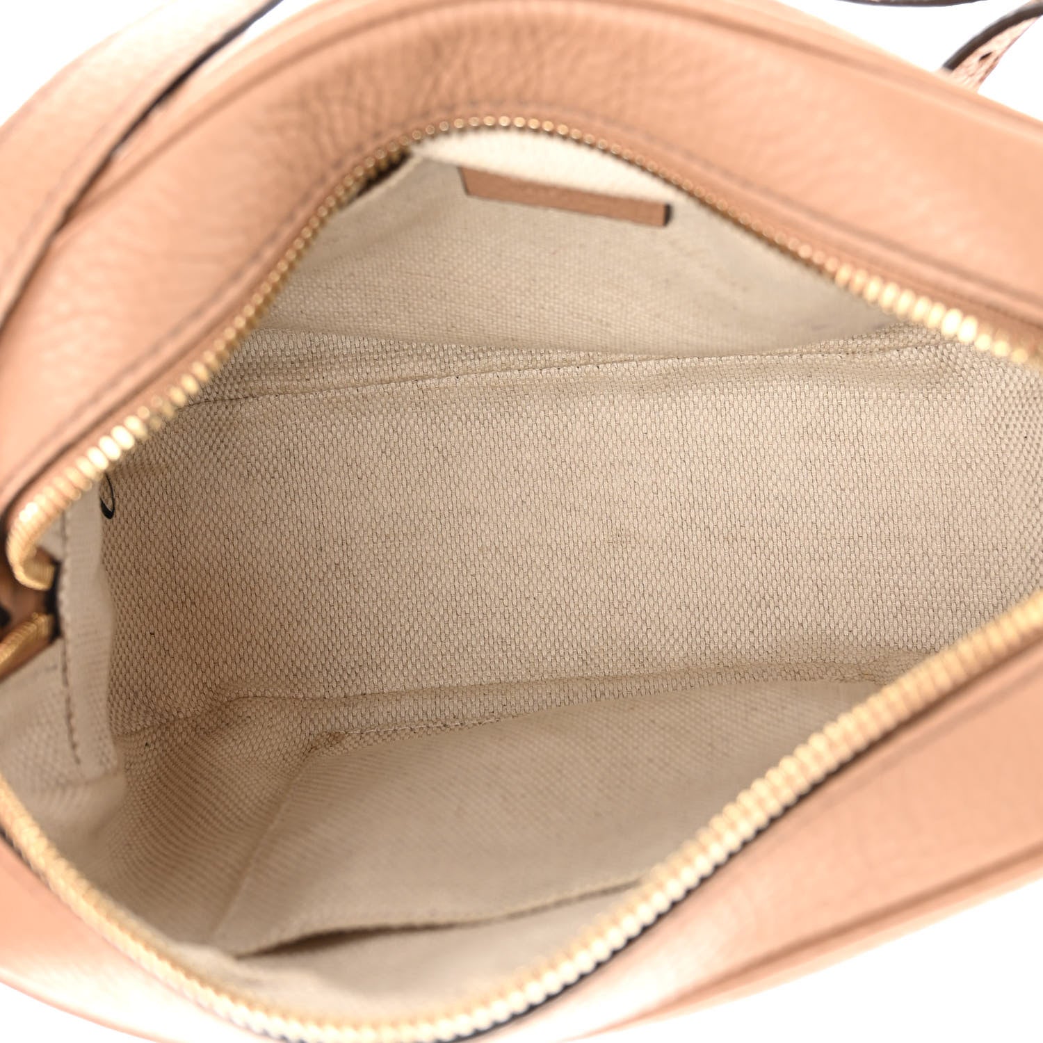 Gucci Pebbled Calfskin Small Soho Disco Bag Camelia 5 of 10