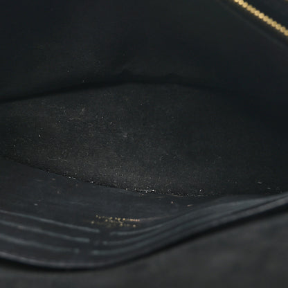 Louis Vuitton Damier Ebene Vavin Chain Wallet Black 5 of 10