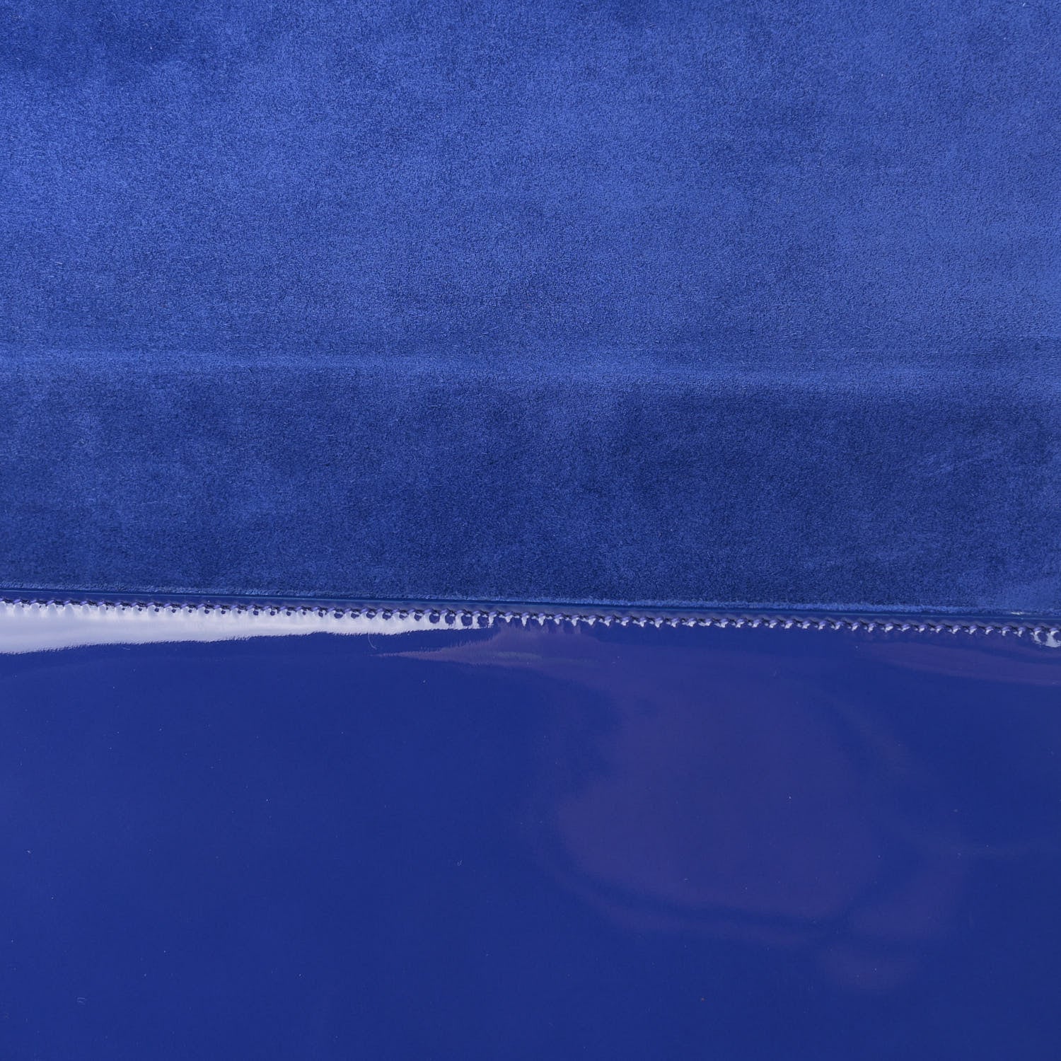 Saint Laurent Patent Calfskin Monogram Large Belle De Jour Clutch Royal Blue 10 of 11