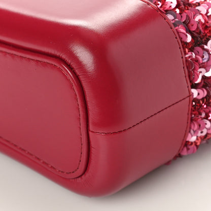 Chanel Sequin Calfskin Small Gabrielle Hobo Red 11 of 11