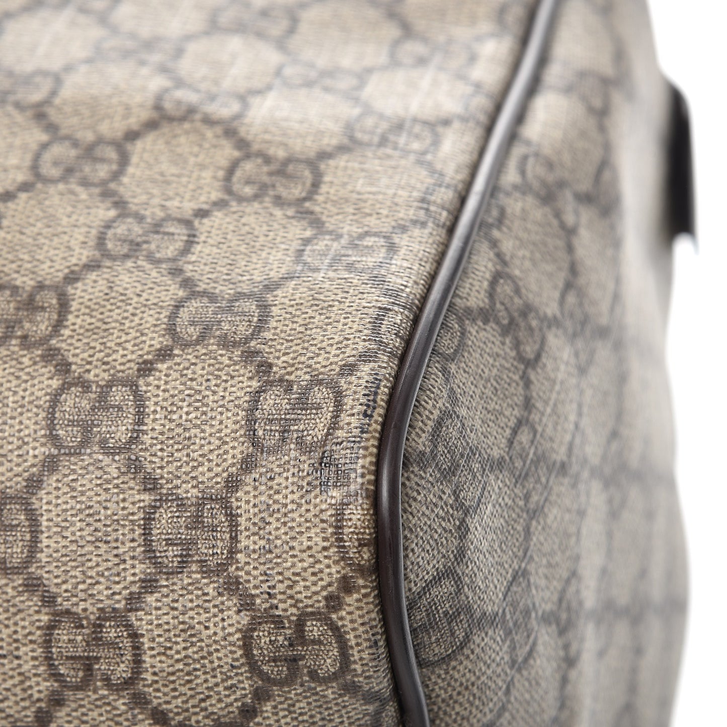 GG Plus Monogram Web Medium Joy Boston Dark Brown