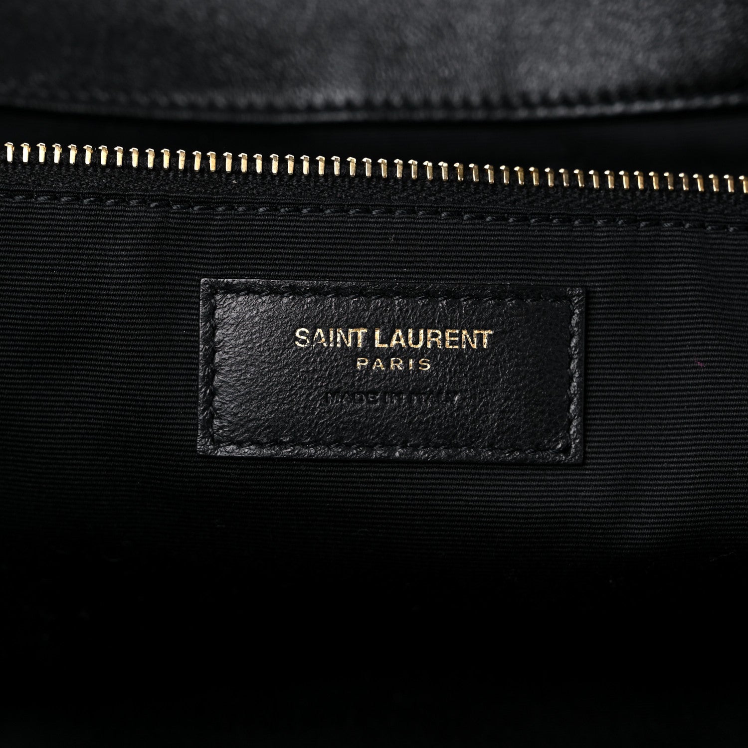 Saint Laurent Lambskin Quilted Maxi Icare Shopping Tote Black 7 of 10