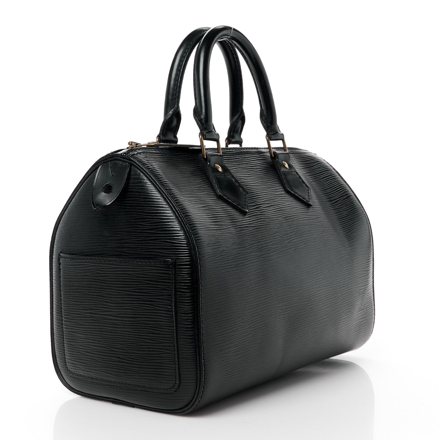 LOUIS VUITTON Epi Speedy 25 Black