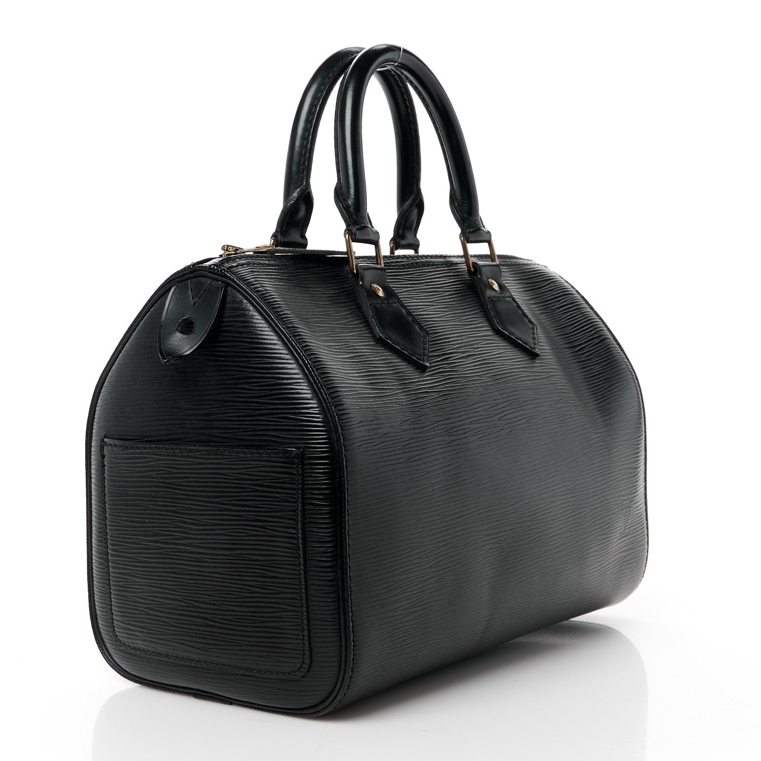 Louis Vuitton LOUIS VUITTON Epi Speedy 25 Black 3 of 18