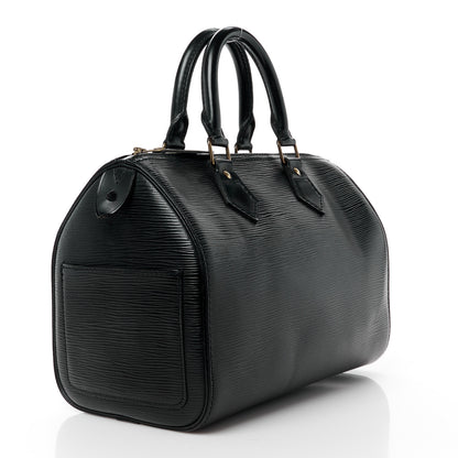 Louis Vuitton LOUIS VUITTON Epi Speedy 25 Black 3 of 18