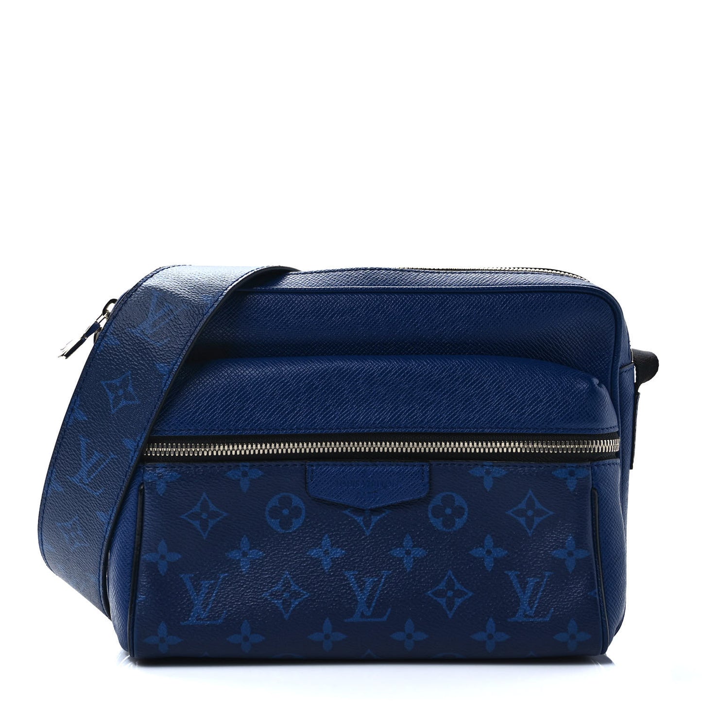 Taiga Monogram Outdoor Messenger Cobalt
