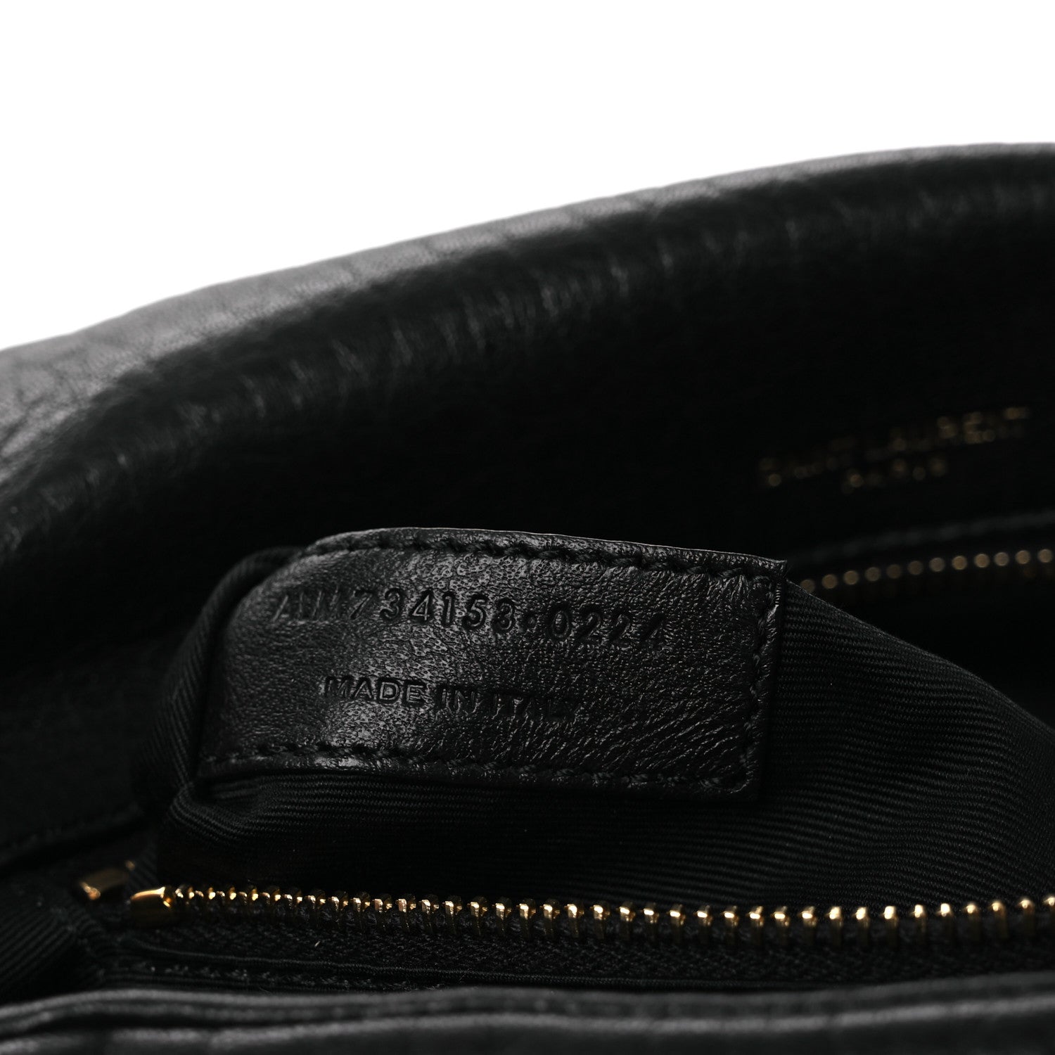 Saint Laurent Plunged Lambskin Calypso Black 7 of 10