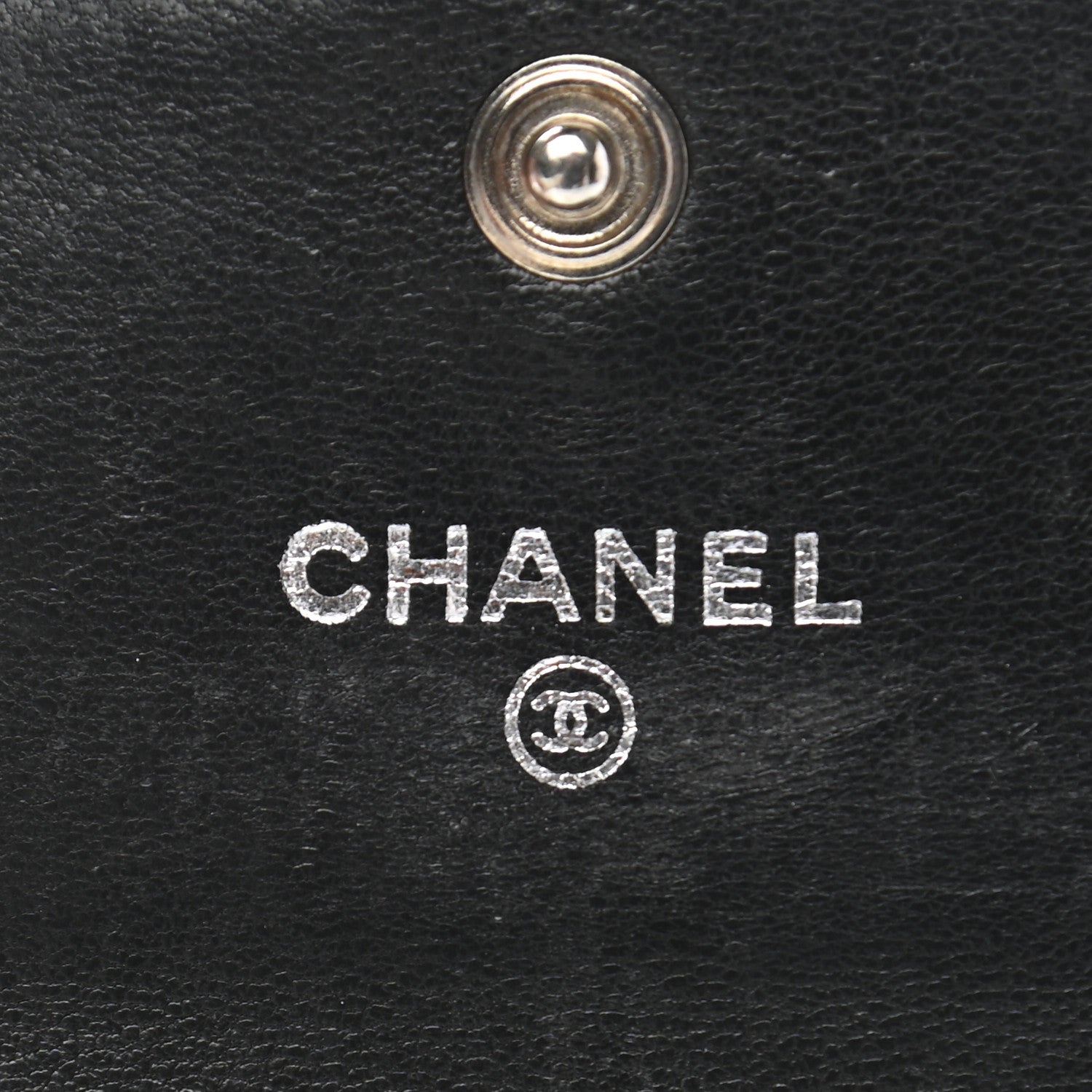 Chanel Lambskin Quilted Flap Card Holder Black 6 of 13