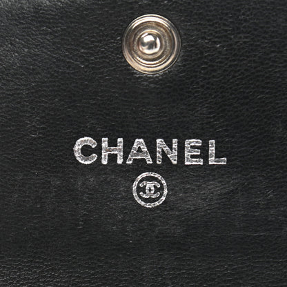 Chanel Lambskin Quilted Flap Card Holder Black 6 of 13