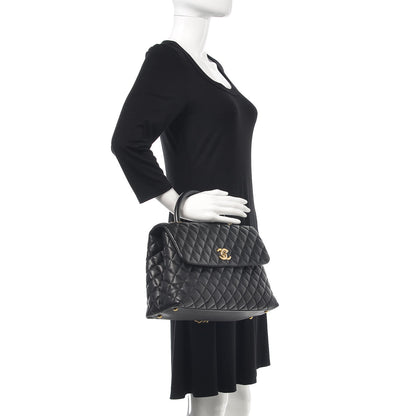 Chanel Caviar Quilted Medium Coco Handle Flap Black 2 of 9
