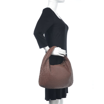 Bottega Veneta Nappa Intrecciato Medium Veneta Hobo Truffle 2 of 17