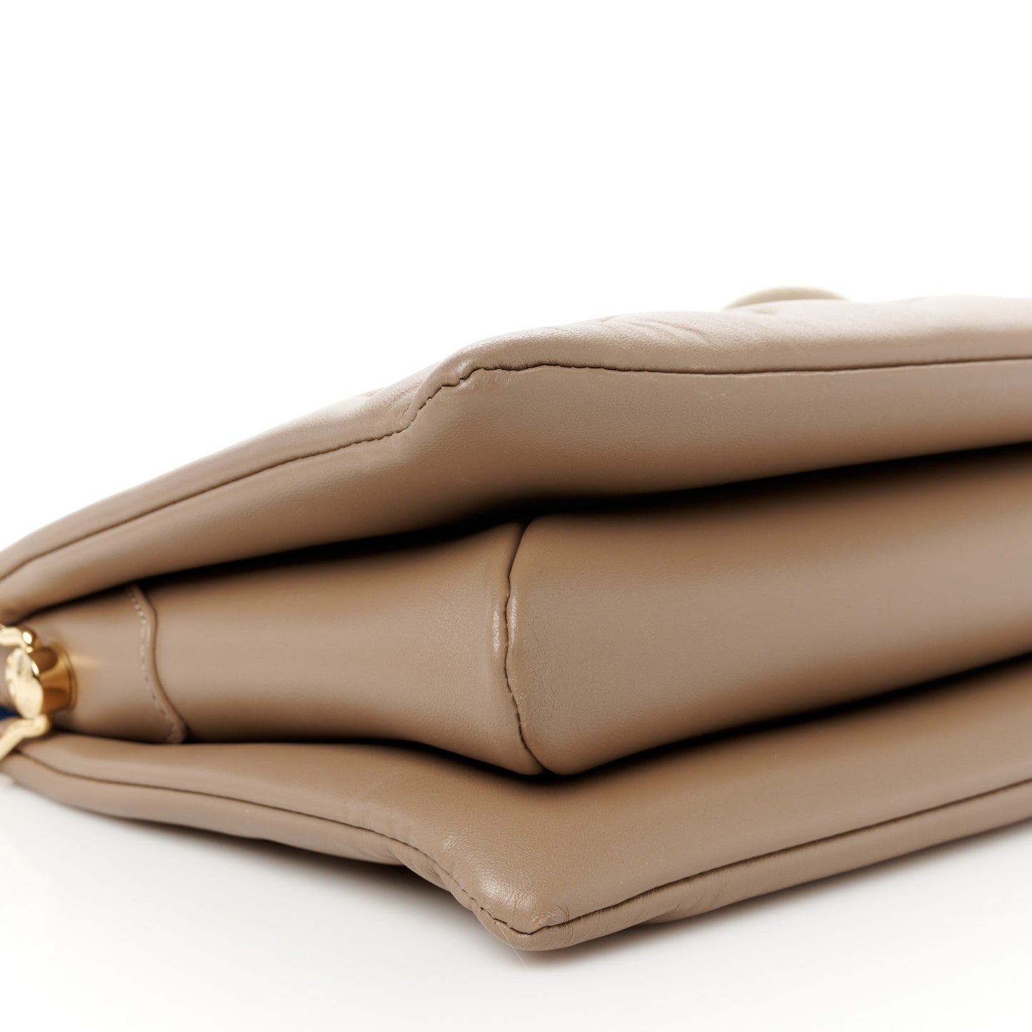 Lambskin Embossed Monogram Coussin PM Taupe