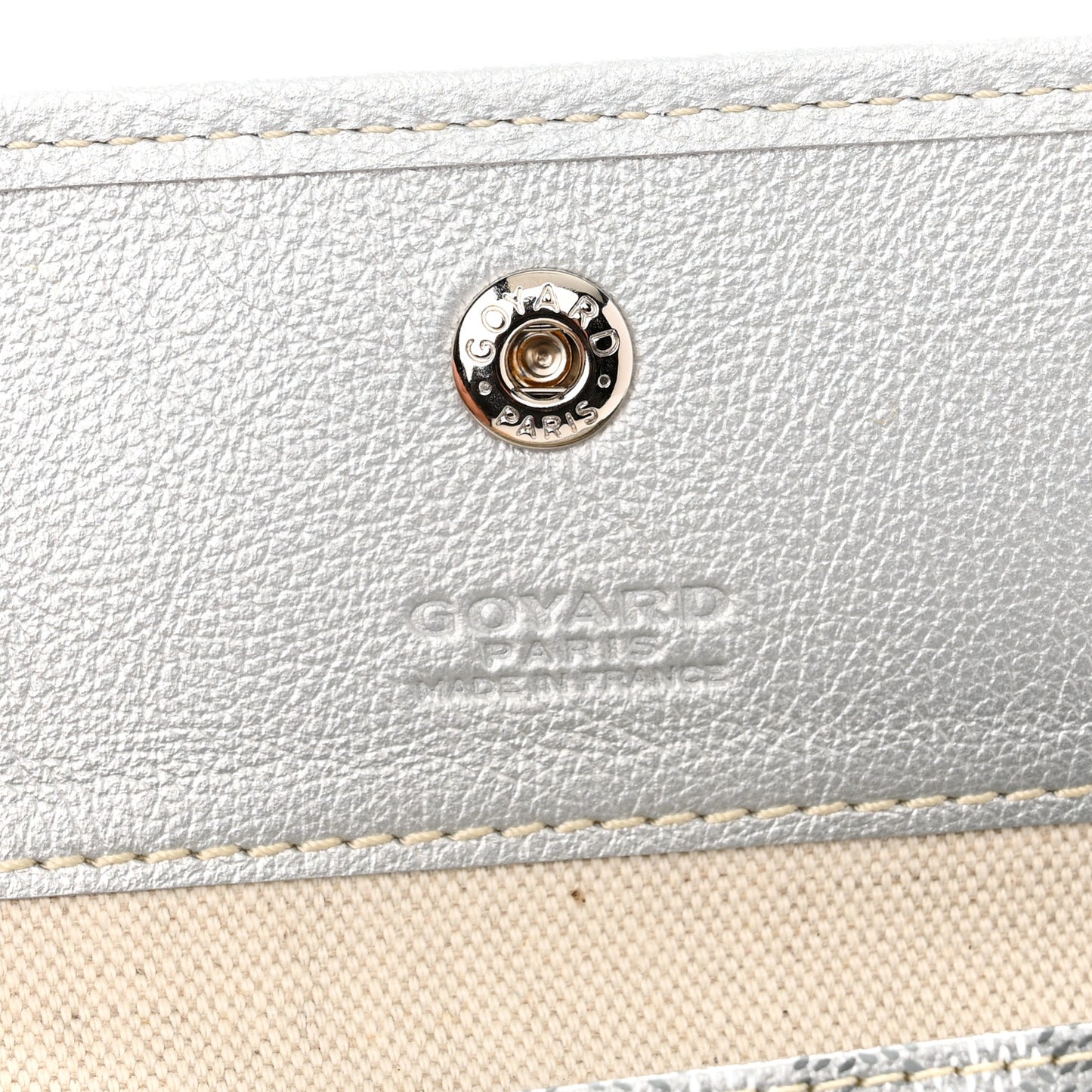 Goyardine Precious Metals Saint Louis GM Silver