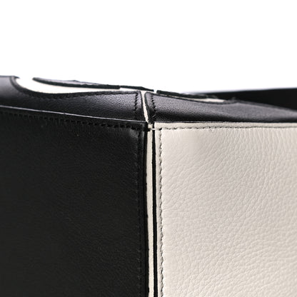 Loewe Calfskin Small Roses Puzzle Bag Black White 8 of 10