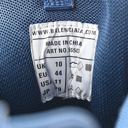 Balenciaga Mesh Nylon Mens Track LED Sneakers 44 Blue Grey White 8 of 9