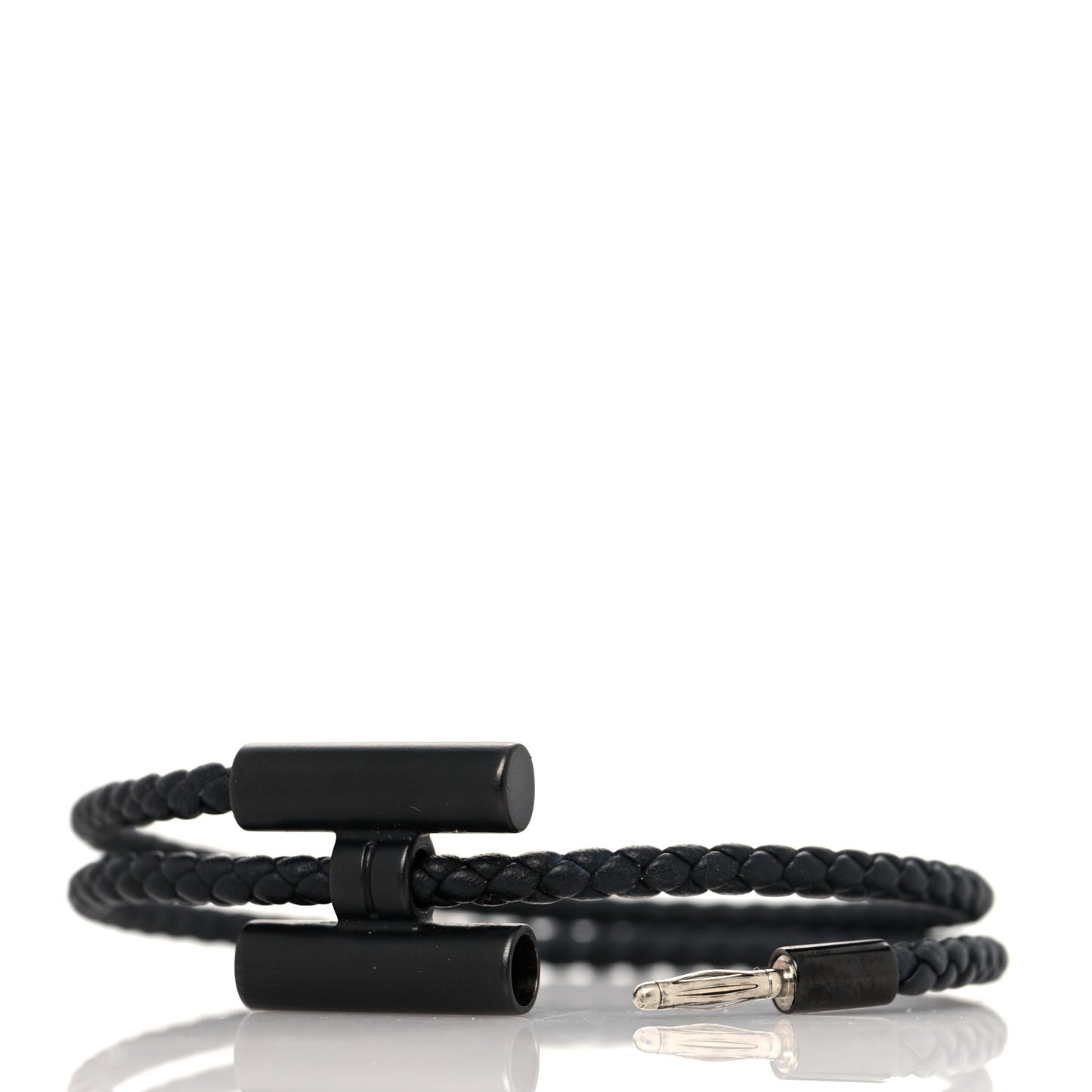 Swift Double Wrap Cord Tournis Tresse Bracelet T4 Black